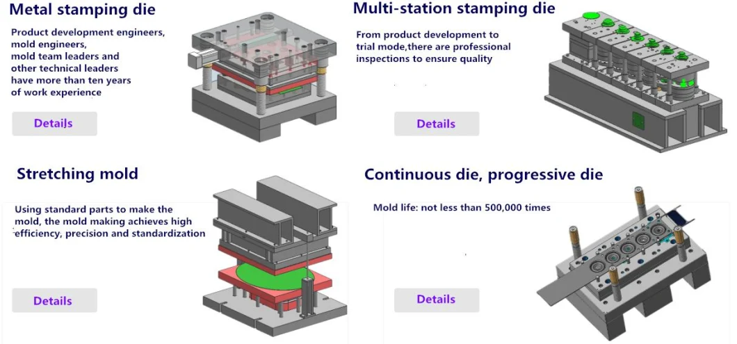 Stamping and Drawing Die for Conveyor Idler Bearing Seat for Machinery Industry